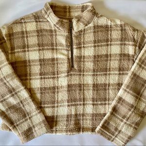 Fleece Half Zip Sweater